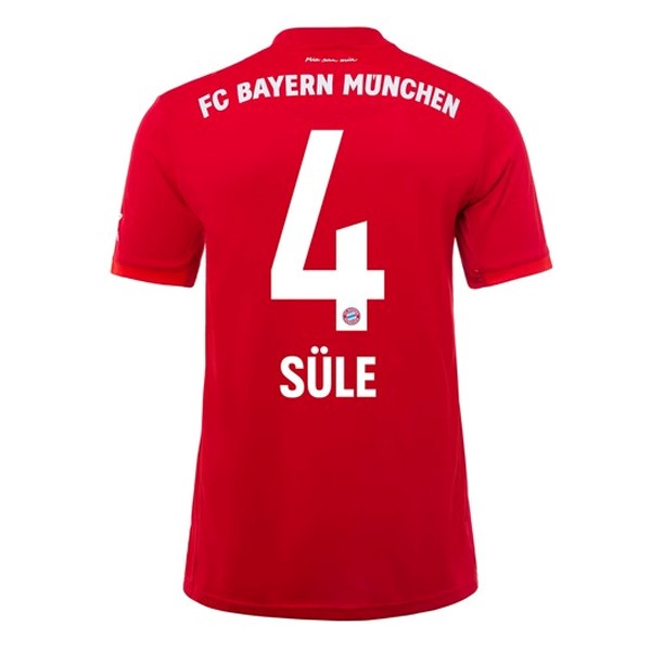 Camiseta Bayern Munich NO.4 Sule Primera equipo 2019-20 Rojo